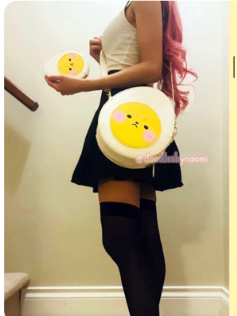 Cute Egg-Shaped Ita Crossbody Bag